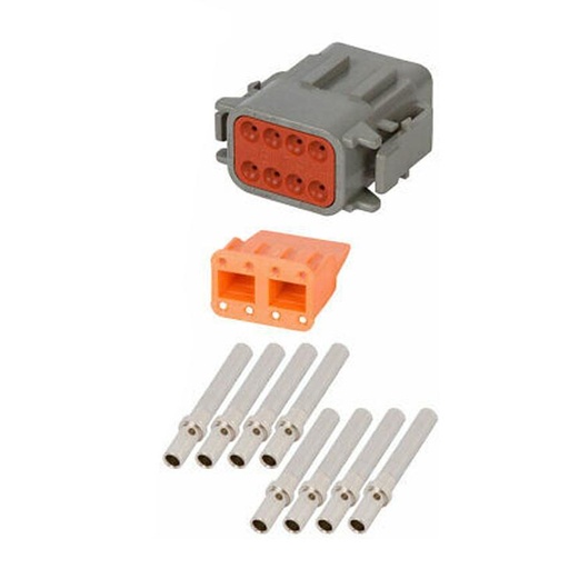 [DJK7081-1.0-11] DTM Connector 8 Pin (F)