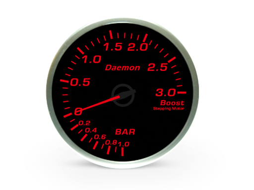 [GENIIIBT007-3B-R-60] Daemon Boost Gauge Red
