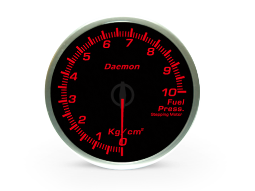 [GENIIIFP013-K-R-60] Daemon Fuel Pressure Gauge Red