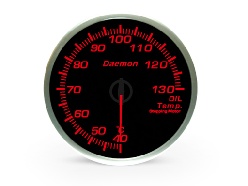 [GENIIIOT002-C-R-60] Daemon Oil Temp. Gauge Red