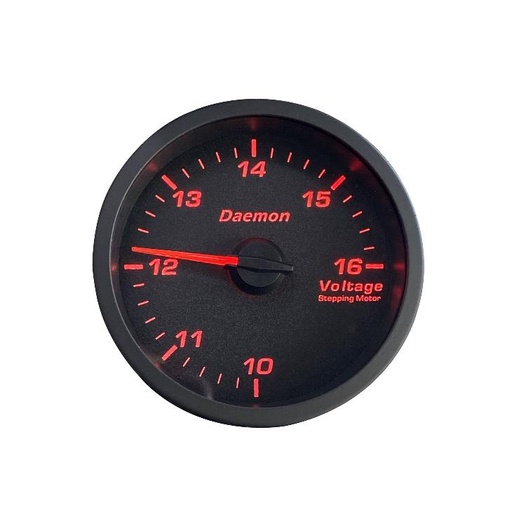 [GENIIIVT010-R-60] Daemon Volt Gauge Red