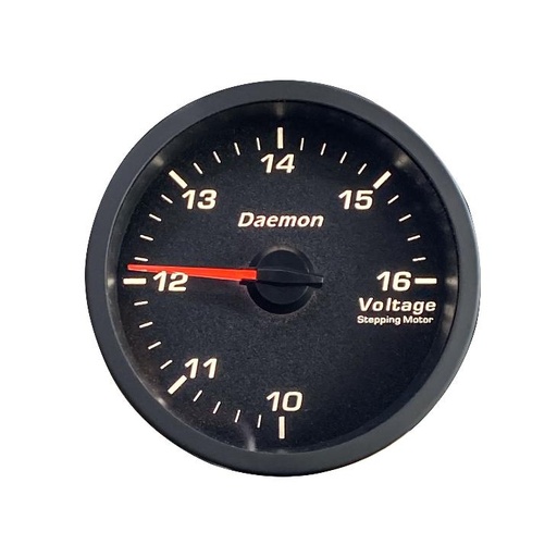 [GENIIIVT010-W-60] Daemon Volt Gauge White