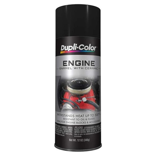 [DE1635] Dupli-Color Engine Paint w/ Ceramic Ford Semi-Gloss Black