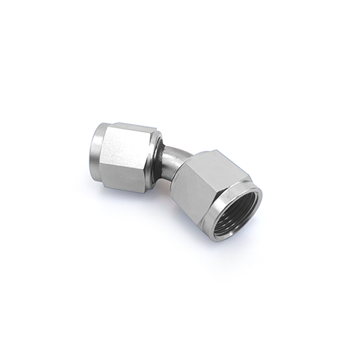 [LIKAD14002] Female Adapter 45D AN4 Silver