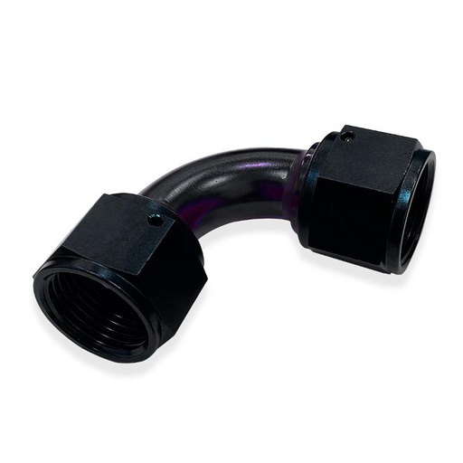 [LIKAD15006] Female Adapter 90D AN12 Black