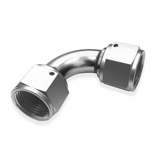 [LIKAD15006] Female Adapter 90D AN12 Silver