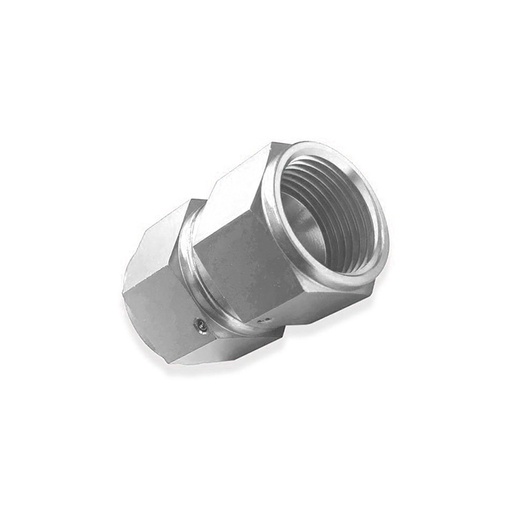 [LIKAD13004] Female Adapter AN8 Silver