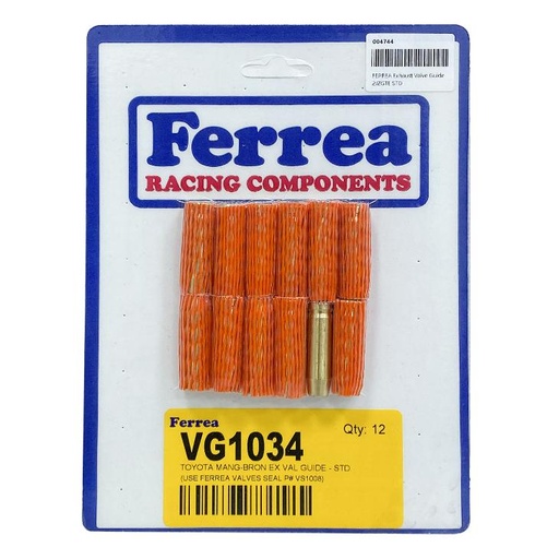 [VG1034] Ferrea Exhaust Valve Guide 2JZ-GTE STD, Set of 12