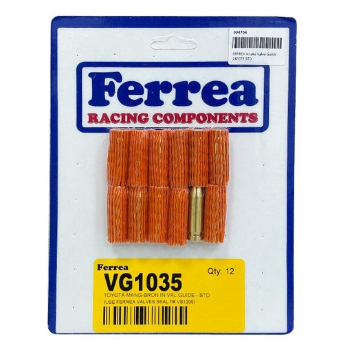 [VG1035] Ferrea Intake Valve Guide 2JZ-GTE STD, Set of 12