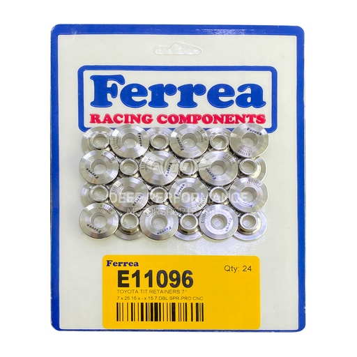 [E11096] Ferrea Titanium Retainer 1FZFE Dual, Set of 24