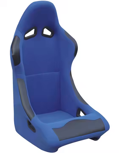 [JBR 1014] Fixed Racing Seat 1014 - Fabric Blue/Black, Each