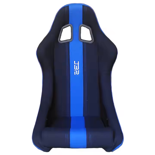 [JBR 1028] Fixed Racing Seat 1028 - Fabric Black/Blue, Each
