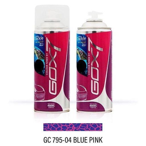 [GC 795-04] Gox7 Leather Crackle Blue Pink