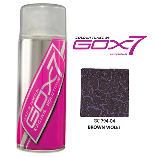 [GC 794-04] Gox7 Leather Crackle Brown Violet