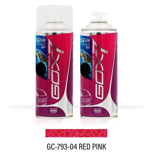 [GC 793-04] Gox7 Leather Crackle Red Pink