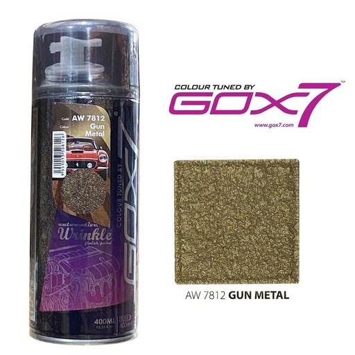 [AW 7812] Gox7 Wrinkle Finish Gun Metal