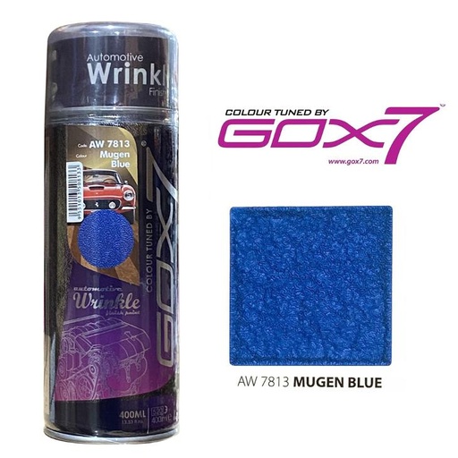 [AW 7813] Gox7 Wrinkle Finish Mugen Blue