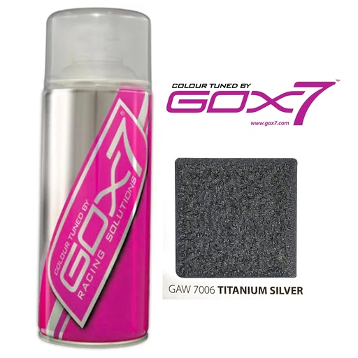 [GAW 7006] Gox7 Wrinkle Finish Titanium Silver Pack
