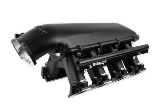 [300-125BK] Holley EFI LS7 Hi-Ram IM, EFI, 105mm LS TB Black