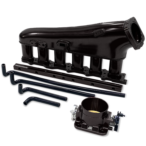 [BK-3132B SET] Intake Set RB25 Single Line Black