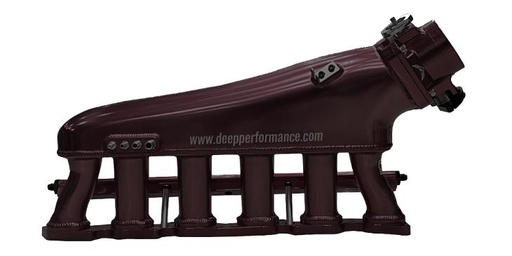 [BK-3136B SET] Intake Set TB48 Single Line Black