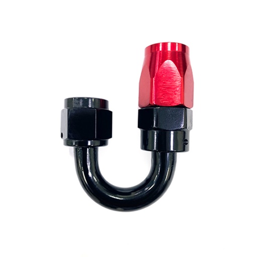 [LC-180D-8] LC Swivel 180D AN8 Black/Red