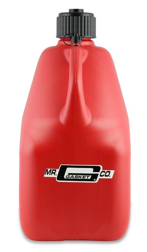 [36950G] Mr. Gasket Jug 5 Gal w/ Hose Square Red