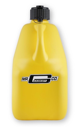 [36951G] Mr. Gasket Jug 5 Gal w/ Hose Square Yellow