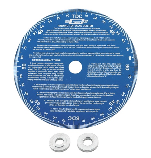 [1570] Mr. Gasket Universal Cam Degree Wheel