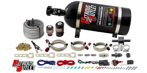[00-10040-10] Nitrous Outlet 10lb Single Wet Kit 35-200HP