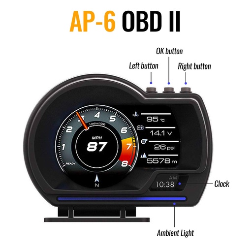 [AP-6] OBD2 AP-6 Gauge