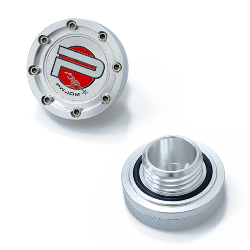 [EPAA09G04] Oil Cap Nissan - PWJDM Silver