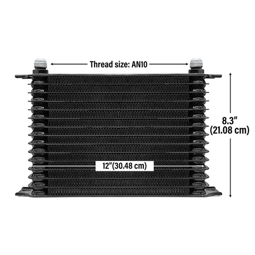 Oil Cooler/15 Row AN10 Black