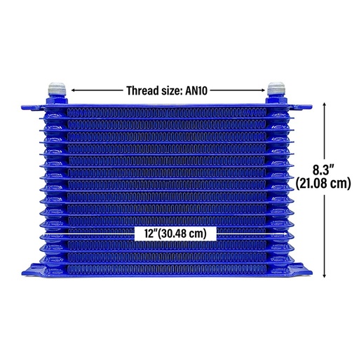[OICC-15] Oil Cooler/15 Row AN10 Blue