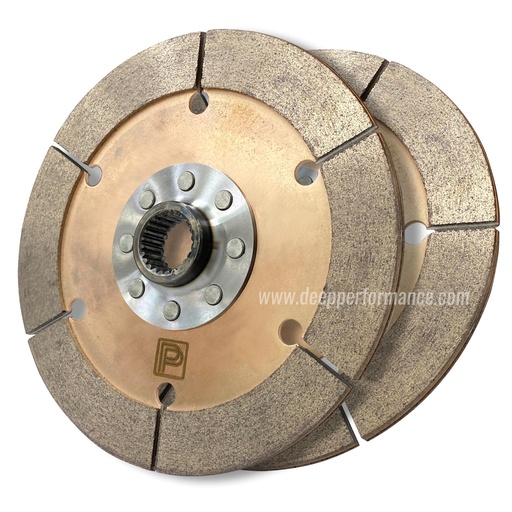 [B10-NI-185004DL] PP Double Friction Disc Nissan TB48/185mm