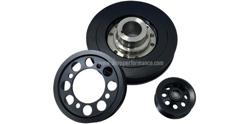 [PULLEY B] Pulley Kit 2JZ Black