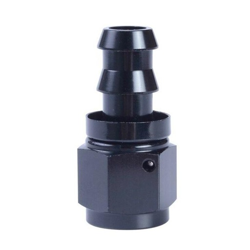 [PHD-ST-6] Push Lock Hose End AN6 ST Black