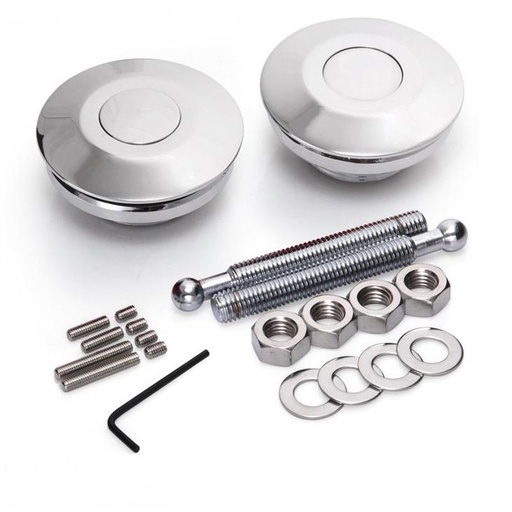 [EP-HP006-SL] Quick Latch Fastener Silver