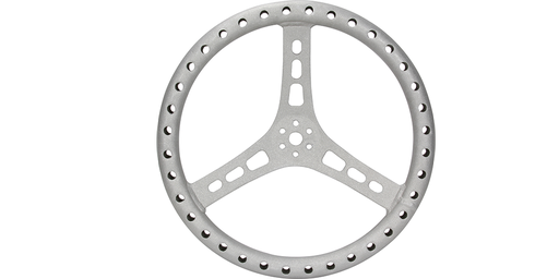 [68-005] QuickCar 15" Alum LW Steering Wheel Plain