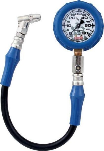 [56-060] QuickCar 60 PSI Standard Tire Pressure Gauge