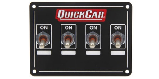 [50-719] QuickCar Accessory Panel Weatherproof 4 Switch