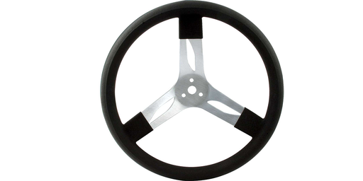 [68-001] QuickCar Aluminum Steering Wheel 15" Black