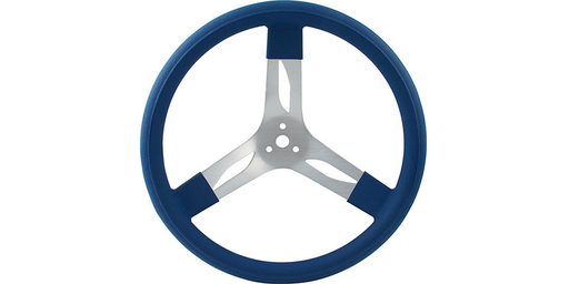 [68-0022] QuickCar Aluminum Steering Wheel 17" Blue