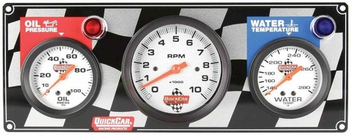 [61-60313] QuickCar Flag 2-1 OP/3"Tach/WT
