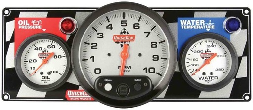 [61-6031] QuickCar Flag 2-1 OP/5"Tach/WT