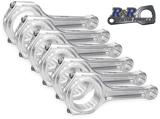 [TOYOTA456052SOLID] R&R Con Rod 1FZ, 153.72mm Length, Solid L19 Bolt, Set of 6