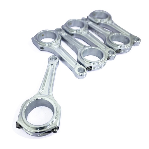 [NISSAN486911SSSLWNP] R&R Con Rod TB48 Skinny STD Stroke, 175.8mm Length, SLW ARP2000 Bolt, Set of 6