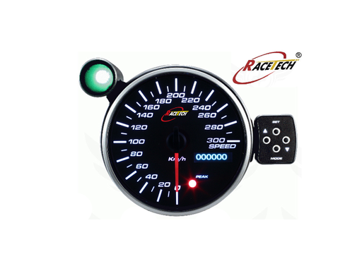 [#80SPSWLS-P] Racetech Speedometer Gauge 80mm