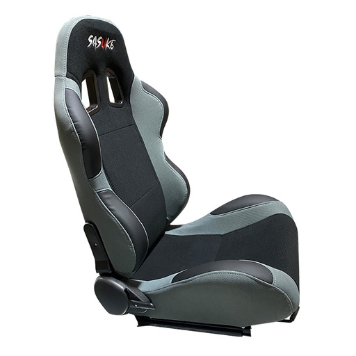 [JBR 1001] Racing Seat 1001 - Fabric Black/Gray, Each