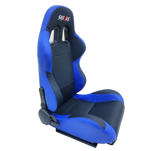 [JBR 1002] Racing Seat 1002 - PVC Blue/Black, Each